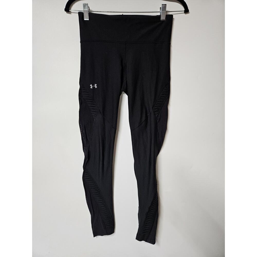 Under Armour Women’s Black Fitted Leggings Heatgear Compression- Small